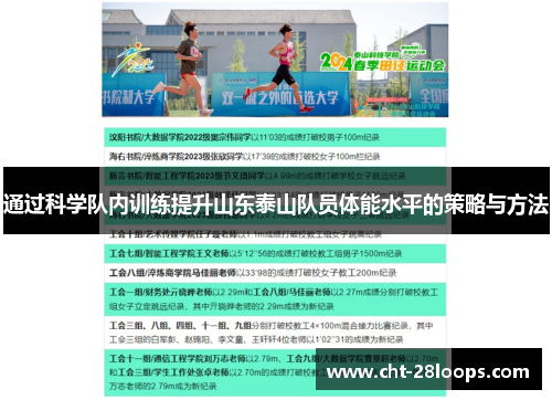 通过科学队内训练提升山东泰山队员体能水平的策略与方法